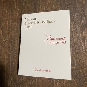 Mason Francis Kurkdiian Baccarat
Rouge 540